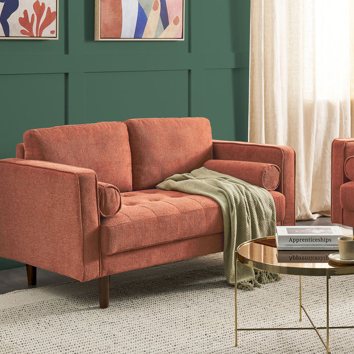 Beliani - NURMO - Tweezitsbank - Goudbruin - Polyester