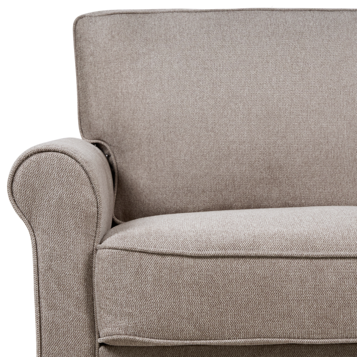 Beliani - RONNEBY - Woonkamerset - Lichtbruin - Polyester