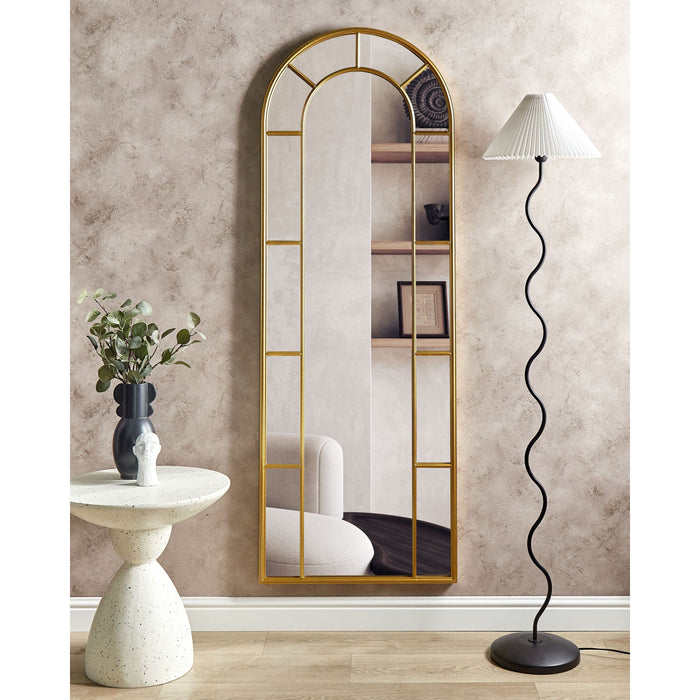 Beliani - CROSSES - Wandspiegel - Goud - 60 x 170 cm - Metaal