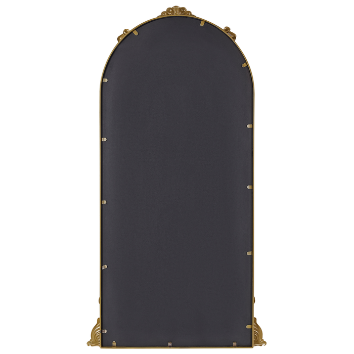 Beliani - NOIDAN - Wandspiegel - Goud - 66 x 124 cm - Metaal