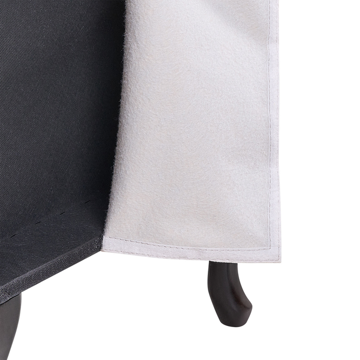 Beliani - PESSAC - Chaise longue - Lichtbeige - Linkerzijde - Fluweel