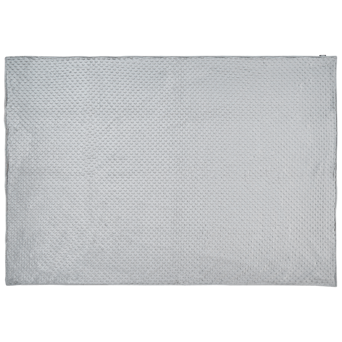 Beliani-CALLISTO-Verzwaringsdeken hoes-Grijs-120 x 180 cm-Polyester