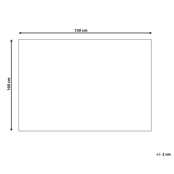 Beliani-CALLISTO-Verzwaringsdeken hoes-Groen-100 x 150 cm-Polyester