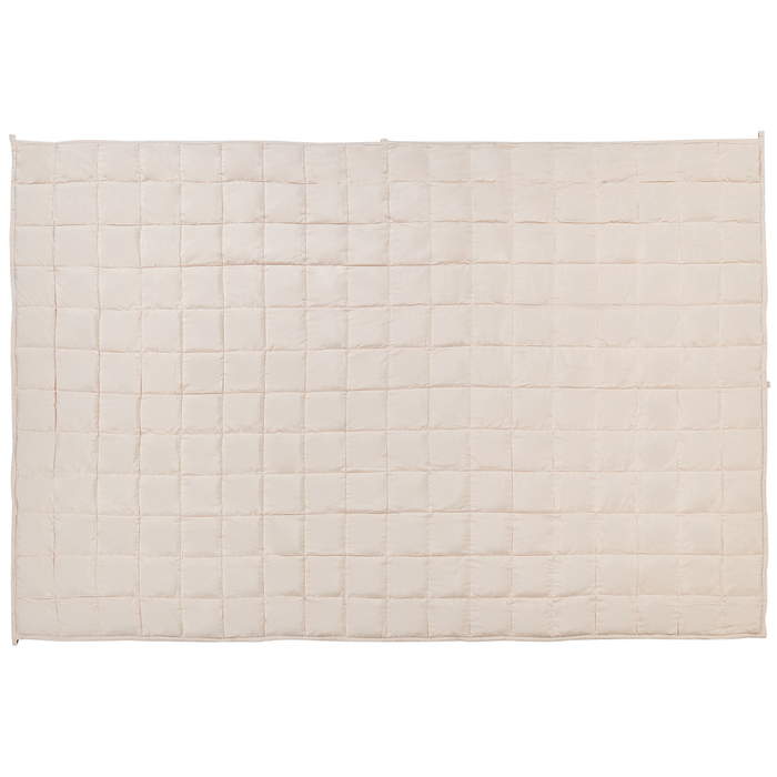 Beliani - NEREID - Verzwaringsdeken - Beige - 120 x 180 cm - Polyester