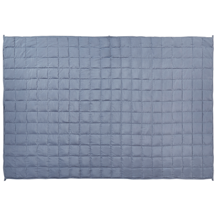 Beliani - NEREID - Verzwaringsdeken - Blauw - 135 x 200 cm - Polyester