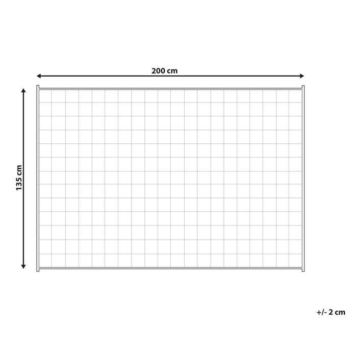 Beliani - NEREID - Verzwaringsdeken - Blauw - 135 x 200 cm - Polyester