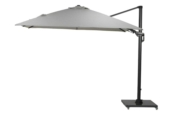 GI Hawaii zweefparasol Deluxe 300 x 300 cm. - Zand - met voet en hoes