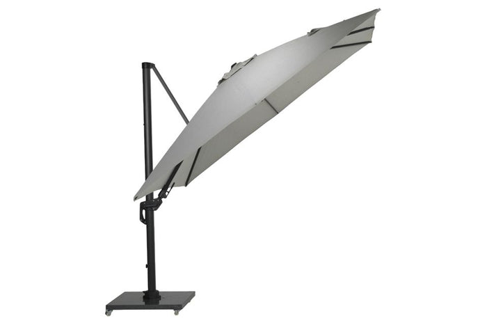 GI Hawaii zweefparasol Deluxe 300 x 300 cm. - Zand - met voet en hoes