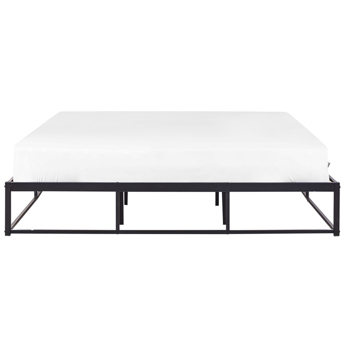 Beliani - VIRY - Tweepersoonsbed - Zwart - 180 x 200 cm - Metaal