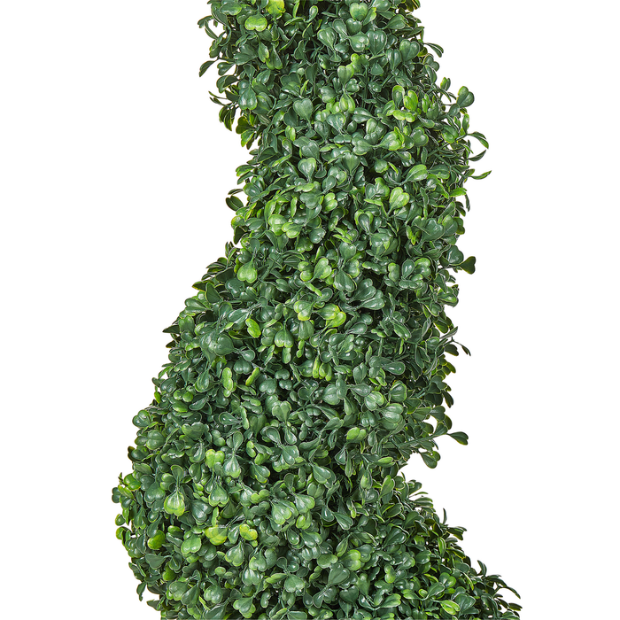 Beliani - SPIRAL TREE - Kunstplant - Groen - 120 cm - Synthetisch