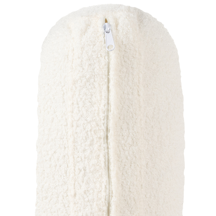 Beliani - SOVIK - Tweezitsbank - Gebroken wit - Bouclé