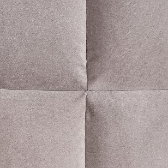 Beliani - LORMONT - Chaise longue - Taupe - Rechterzijde - Fluweel