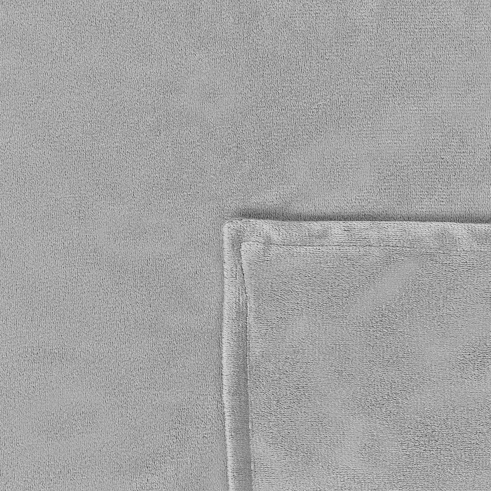 Beliani-RHEA-Verzwaringsdeken hoes-Grijs-150 x 200 cm-Polyester