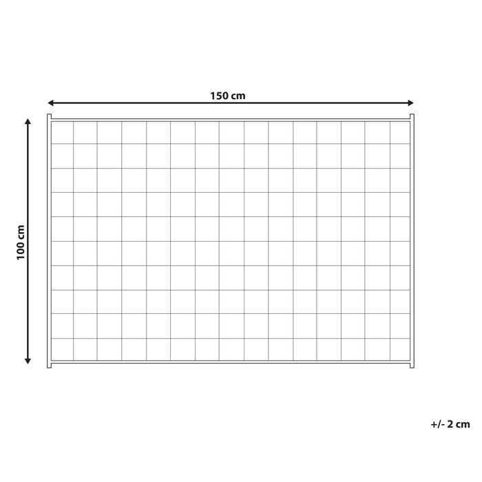 Beliani - NEREID - Verzwaringsdeken - Blauw - 100 x 150 cm - Polyester