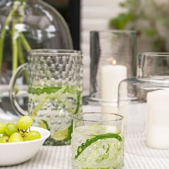 vtwonen Waterglazen Dots - Glazen - Set van 4 Drinkglazen - 300 ml