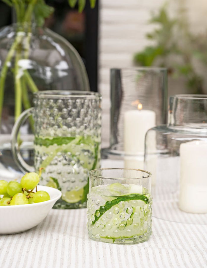 vtwonen Waterglazen Dots - Glazen - Set van 4 Drinkglazen - 300 ml