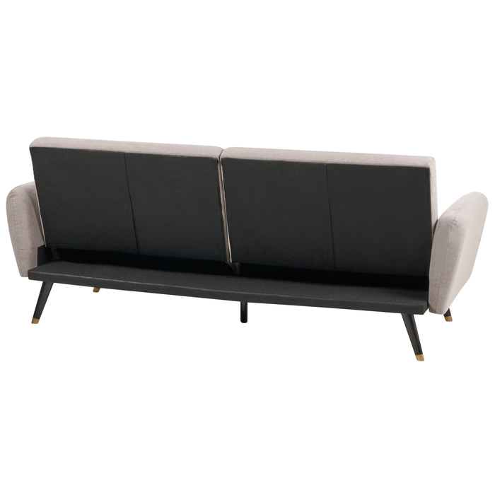 Beliani - VIMMERBY - Slaapbank - Lichtbruin - Polyester