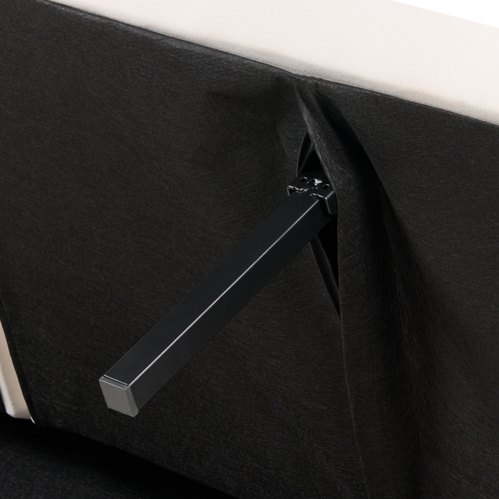 Beliani - VIMMERBY - Slaapbank - Lichtbeige - Polyester