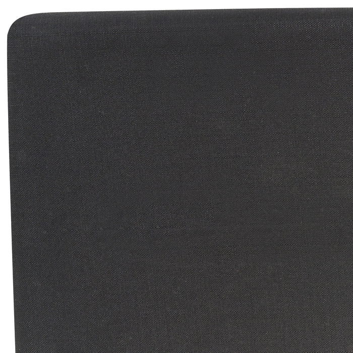 Beliani - FITOU - Tweepersoonsbed - Zwart - 140 x 200 cm - Polyester