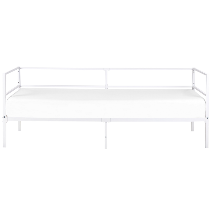 Beliani - BATTUT - Eenpersoonsbed - Wit - 90 x 200 cm - Metaal