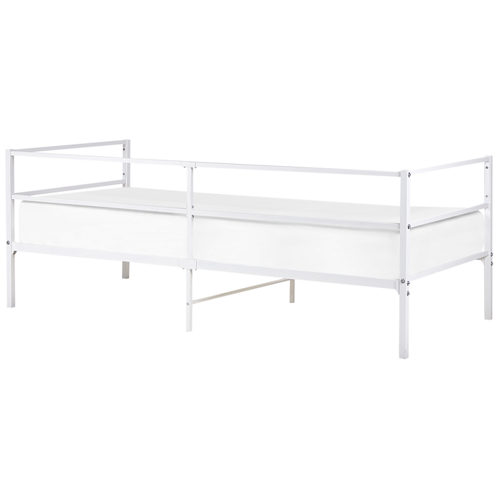Beliani - BATTUT - Eenpersoonsbed - Wit - 90 x 200 cm - Metaal