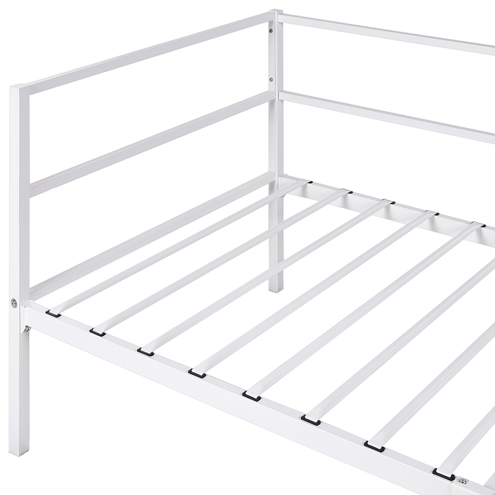 Beliani - BATTUT - Eenpersoonsbed - Wit - 90 x 200 cm - Metaal