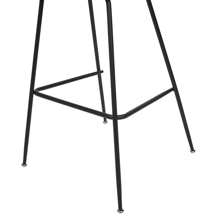 Beliani - ARCOLA - Barkruk set van 2 - Gebroken wit - Fluweel