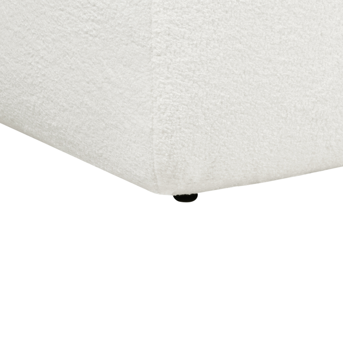 Beliani-SVANSELE-Driezitsbank-Gebroken wit-Linkszijdig-Bouclé