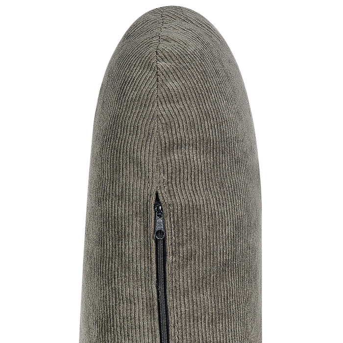 Beliani - SIMOS - Hoekbank - Donkergroen - Rechtszijdig - Corduroy