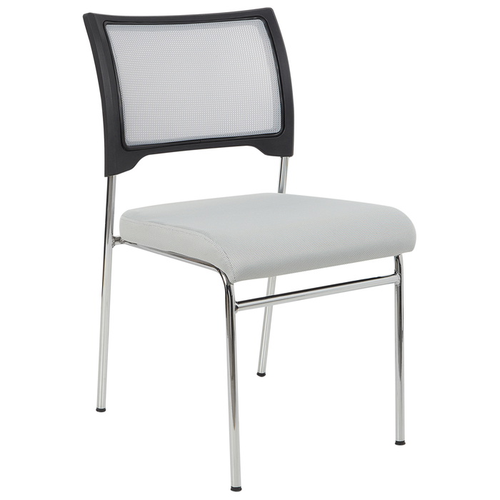 Beliani - SEDALIA - Set van 4 stoelen - Grijs - Polyester