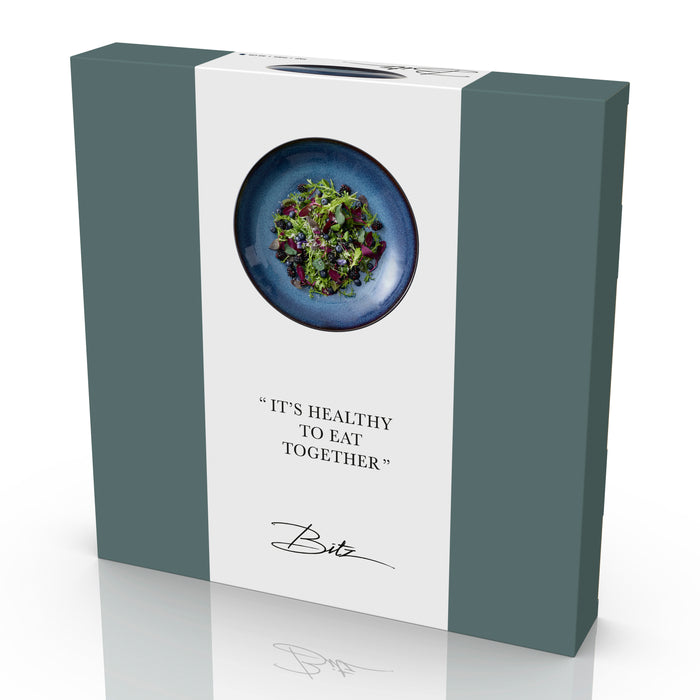 Bitz Gastro Serveerschaal Ø 40 cm - Zwart/Donkerblauw