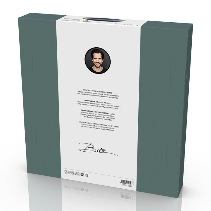 Bitz Gastro Serveerschaal Ø 40 cm - Zwart/Donkerblauw