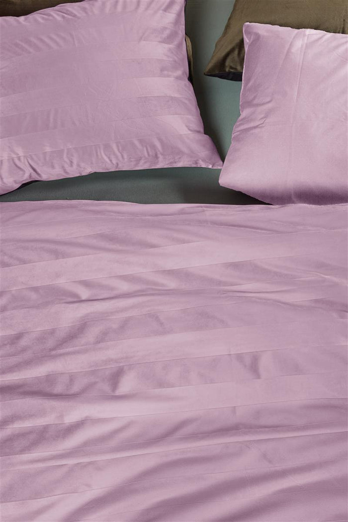 At Home Dekbedovertrek Velvet Soft Shine - lila