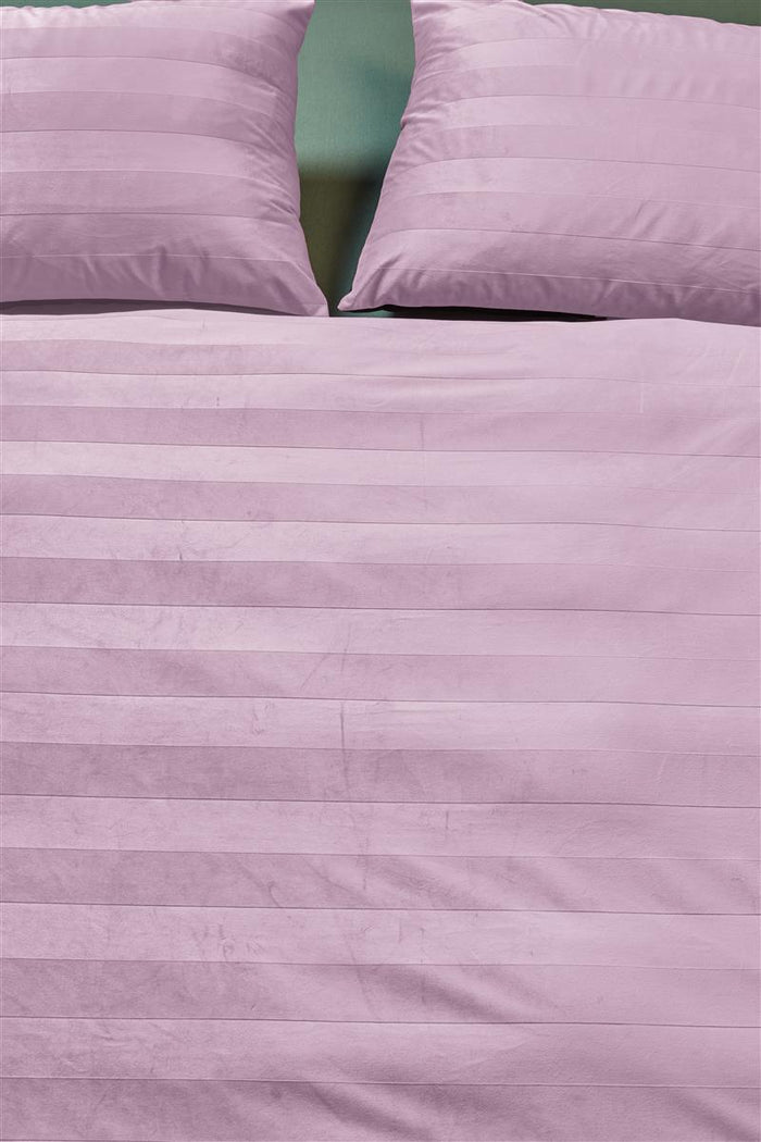 At Home Dekbedovertrek Velvet Soft Shine - lila