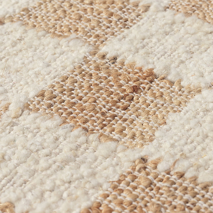 Ferm Living Wool Jute Vloerkleed 140 x 200 cm - Off-White/Natural