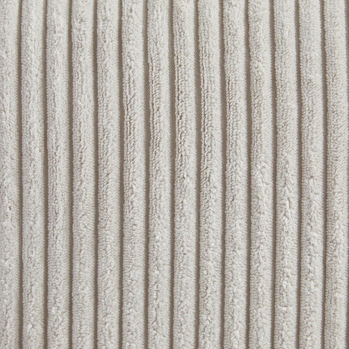 by fonQ Chunky Hoekbank met Chaise Longue Rechts - Rib - Latte