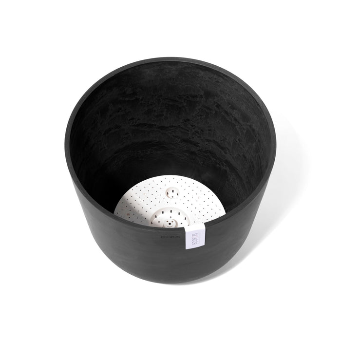 Ecopots Oslo 45 + Water Reservoir Dark Grey