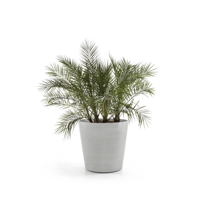 Ecopots Amsterdam Wheels 60 White Grey