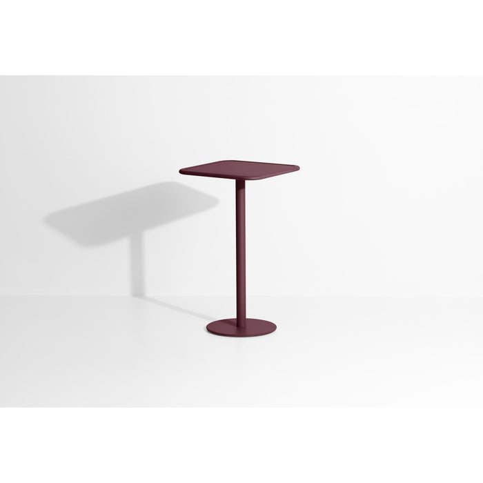 Week-end bistrotafel 60x60 H105 Terracotta