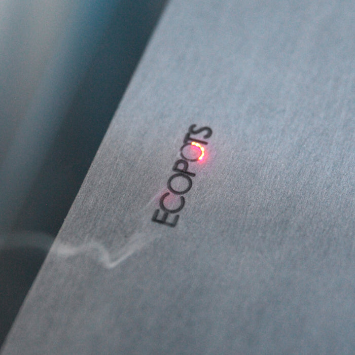 Ecopots Amsterdam 40 White Grey