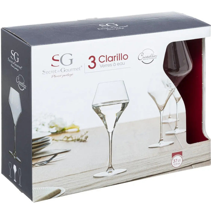 Secret de Gourmet Wijnglazen Clarillo - 3st - rode wijn - 370 ml