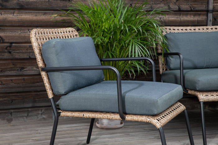 Rebellenclub Clove Loungeset - Naturel Rattan