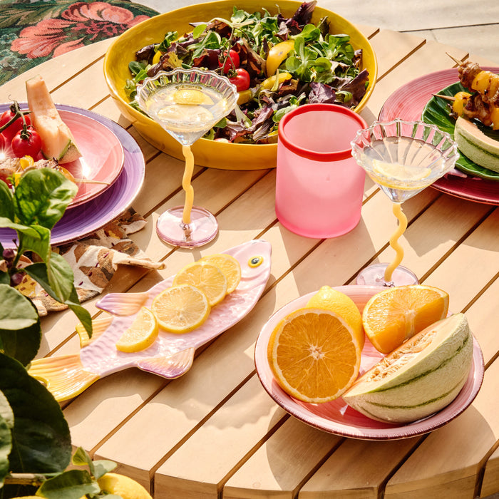 HKliving Mediterranean Tangerine Servetten - Set van 2