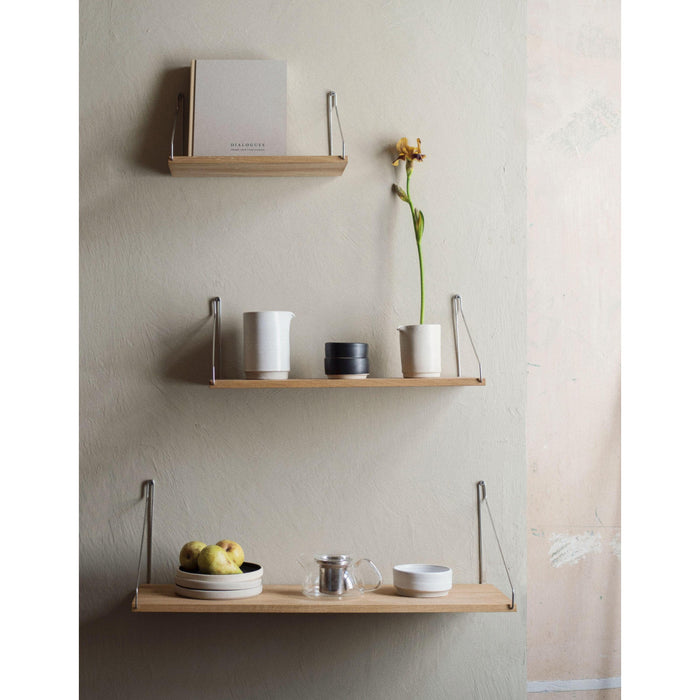 Frama Shelf wandplank 40x20 naturel|zwart