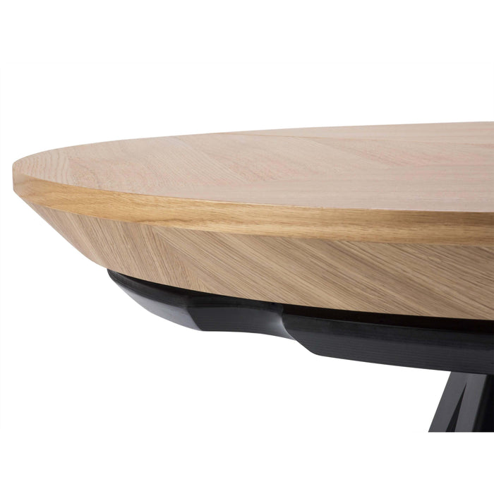 Windsor & Co Magnus Eettafel Uitschuifbaar Ø 120/220 cm - Naturel Eiken