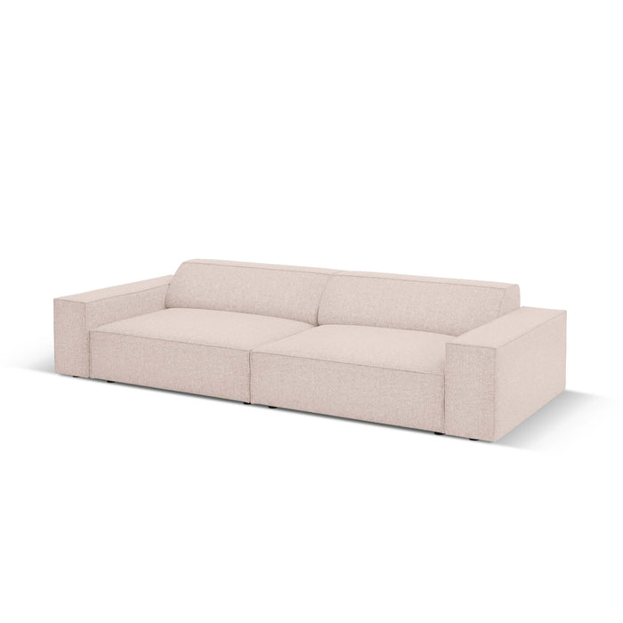 Micadoni Jodie 4-zitsbank - Chenille - Kiezelgrijs