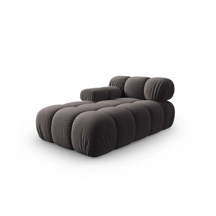 Milo Casa Tropea Modulair Bank Element - Chaise Longue Links - Donkergrijs