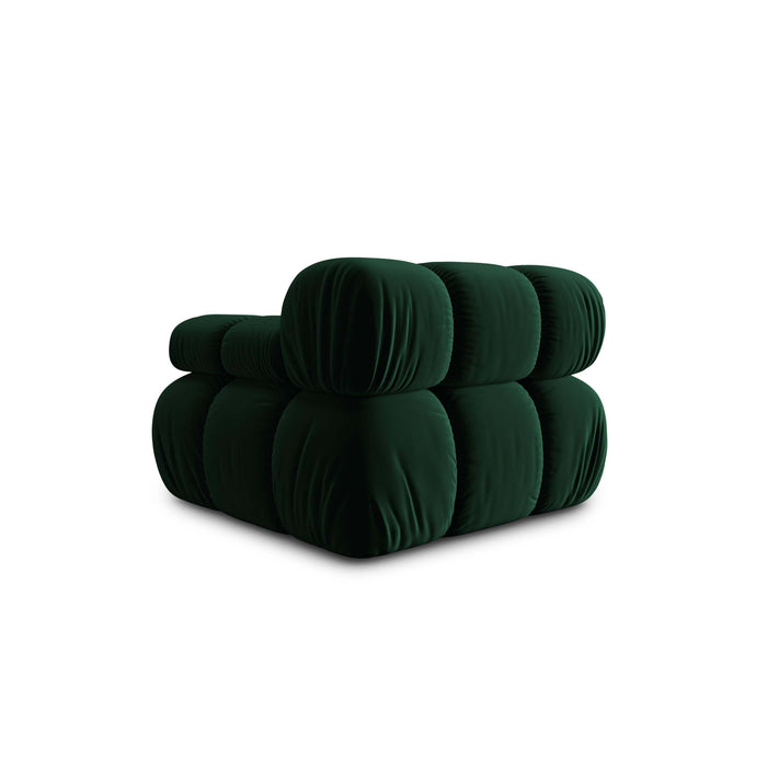 Milo Casa Tropea Modulair Bank Element - Hoek Rechts - Flessengroen