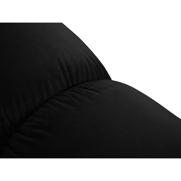 Milo Casa Tropea Modulair Bank Element - Middenstuk - Zwart