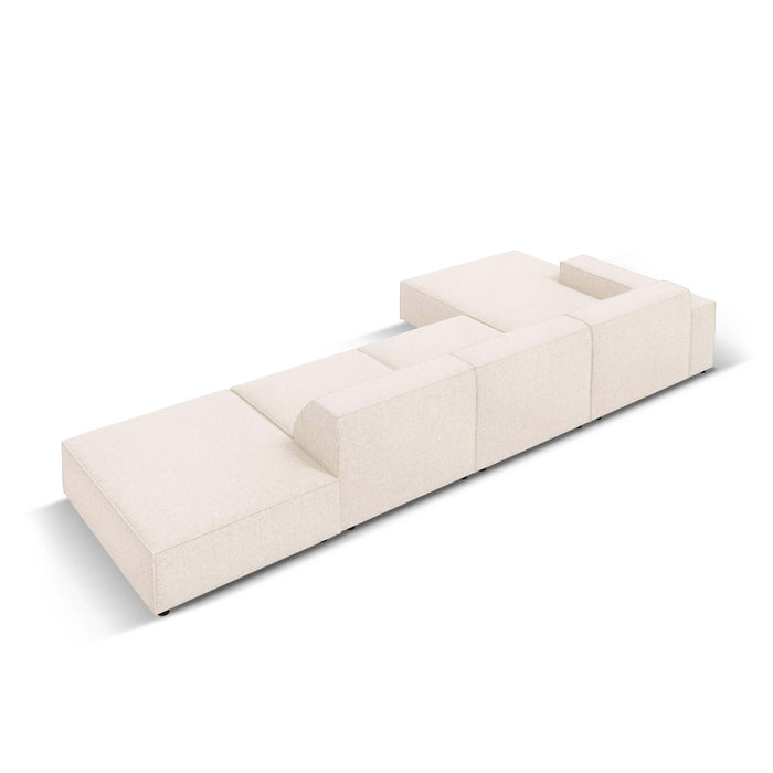 Micadoni Jodie Hoekbank Links - Rechts Open 5-zits - Chenille - Crème